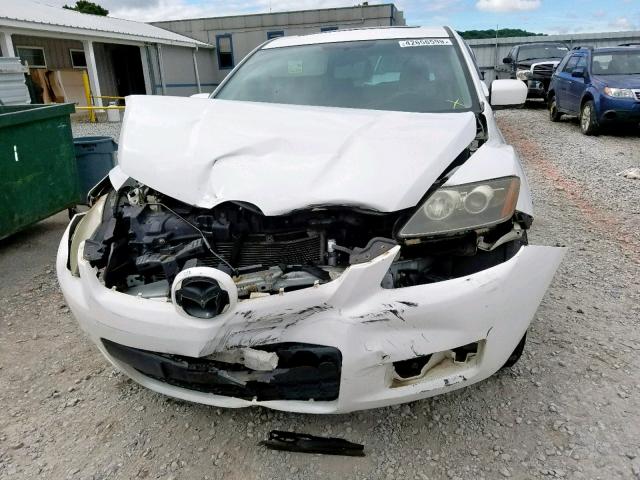 JM3ER293780205807 - 2008 MAZDA CX-7 WHITE photo 9