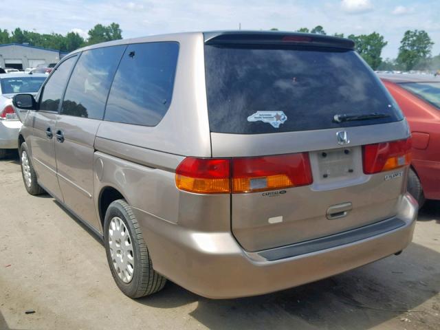 5FNRL18594B119127 - 2004 HONDA ODYSSEY LX GOLD photo 3