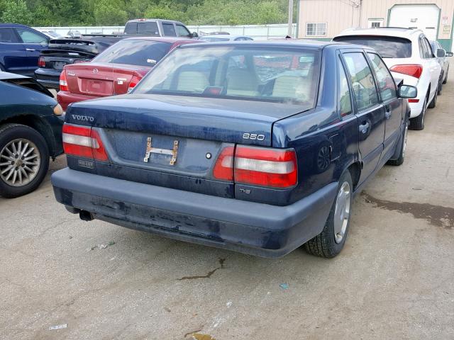 YV1LS5721V1371370 - 1997 VOLVO 850 T5 BLUE photo 4