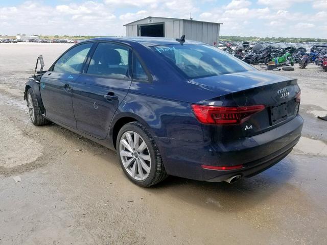 WAUGMAF49HN044318 - 2017 AUDI A4 ULTRA P GRAY photo 3