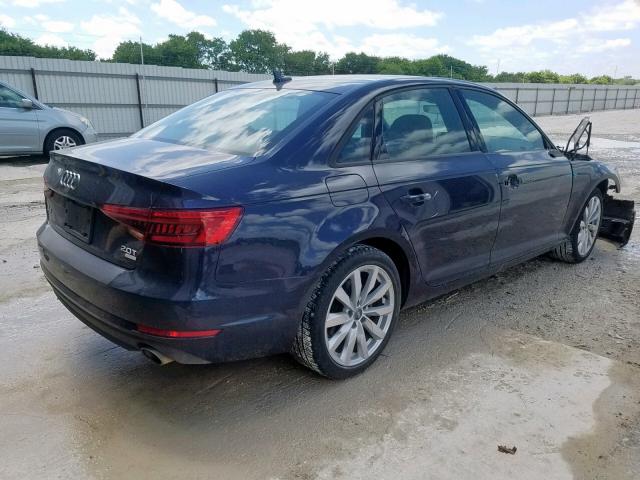 WAUGMAF49HN044318 - 2017 AUDI A4 ULTRA P GRAY photo 4