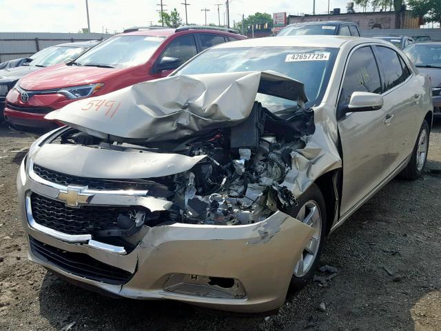 1G11C5SA2GF145491 - 2016 CHEVROLET MALIBU LIM GOLD photo 2