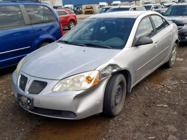 1G2ZF55B164234991 - 2006 PONTIAC G6 SE SILVER photo 2