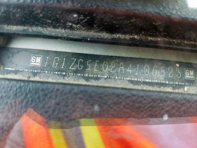 1G1ZC5E02A4106523 - 2010 CHEVROLET MALIBU 1LT 白色 照片 10