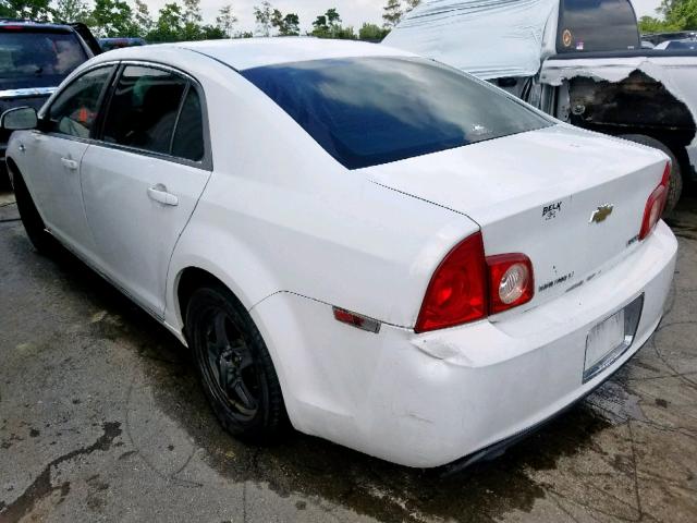 1G1ZC5E02A4106523 - 2010 CHEVROLET MALIBU 1LT 白色 照片 3