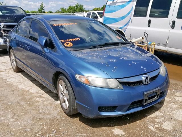 19XFA1F68AE044197 - 2010 HONDA CIVIC LX-S أزرق صورة 1