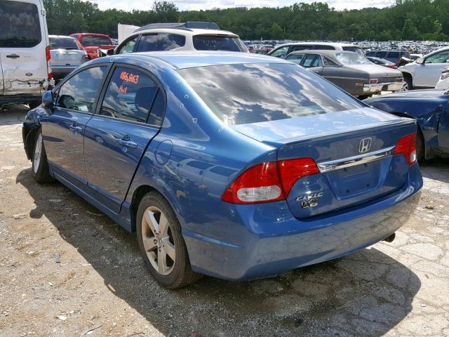 19XFA1F68AE044197 - 2010 HONDA CIVIC LX-S أزرق صورة 3