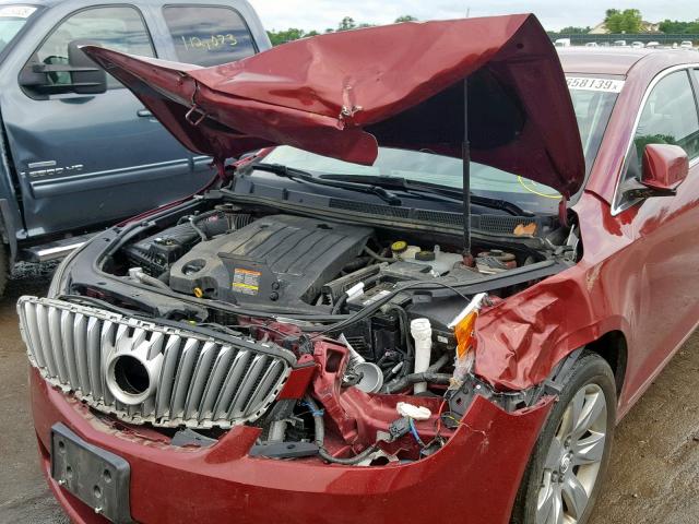 1G4GC5EG8AF169198 - 2010 BUICK LACROSSE C BURGUNDY photo 9