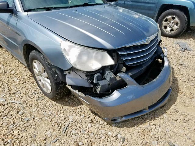 1C3LC45K08N208940 - 2008 CHRYSLER SEBRING SILVER photo 9