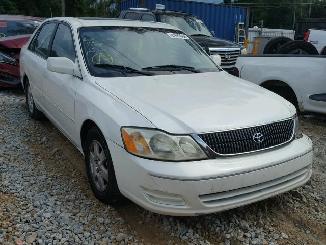 4T1BF28B9YU067723 - 2000 TOYOTA AVALON XL WHITE photo 1