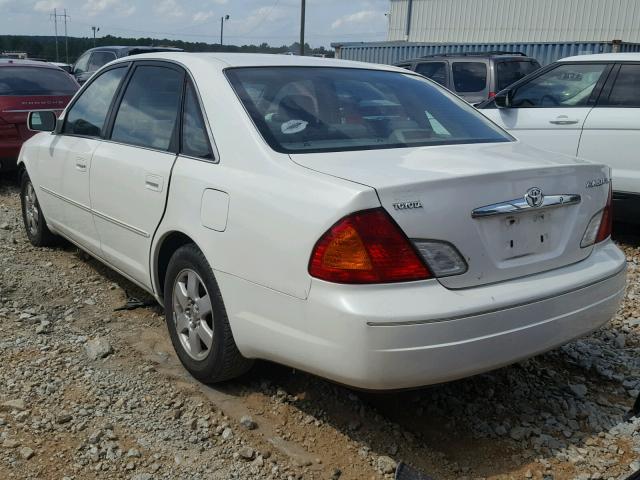 4T1BF28B9YU067723 - 2000 TOYOTA AVALON XL WHITE photo 3