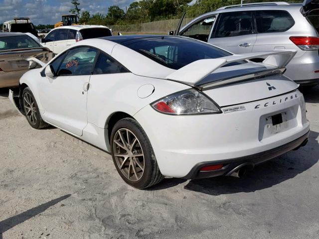 4A31K5DF0CE007836 - 2012 MITSUBISHI ECLIPSE GS WHITE photo 3