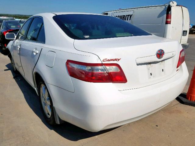 4T1BE46K97U550225 - 2007 TOYOTA CAMRY NEW WHITE photo 3