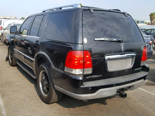 5LMEU78H23ZJ49970 - 2003 LINCOLN AVIATOR 黑色 照片 3
