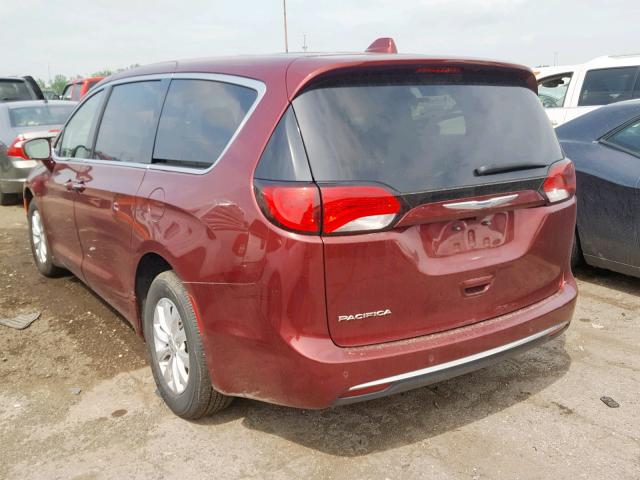 2C4RC1FG0JR117884 - 2018 CHRYSLER PACIFICA T RED photo 3