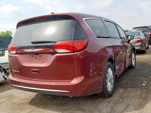 2C4RC1FG0JR117884 - 2018 CHRYSLER PACIFICA T RED photo 4