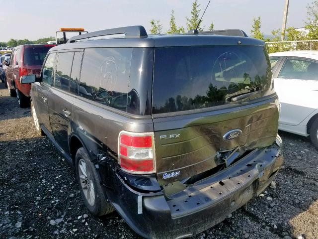 2FMGK5B89FBA18749 - 2015 FORD FLEX SE CHARCOAL photo 3