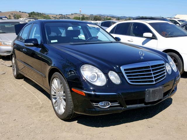 WDBUF72X77B052600 - 2007 MERCEDES-BENZ E 550 BLACK photo 1