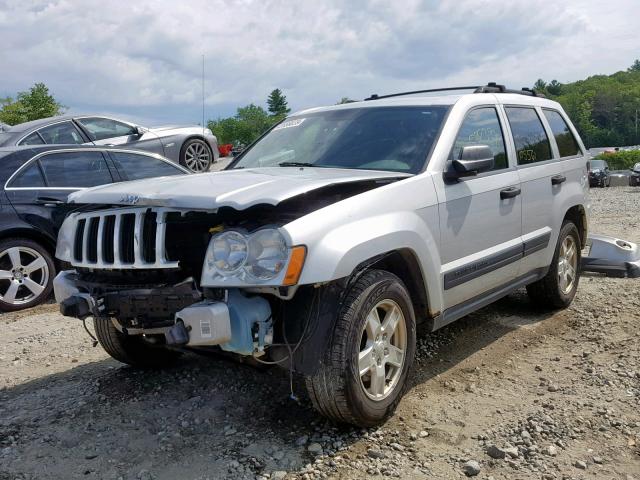 1J4GR48K26C176714 - 2006 JEEP GRAND CHER SILVER photo 2