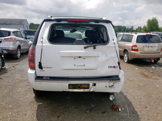 1GKFK63897J283161 - 2007 GMC YUKON DENA WHITE photo 9