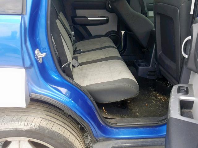 1D8GU58K47W714390 - 2007 DODGE NITRO SLT BLUE photo 6