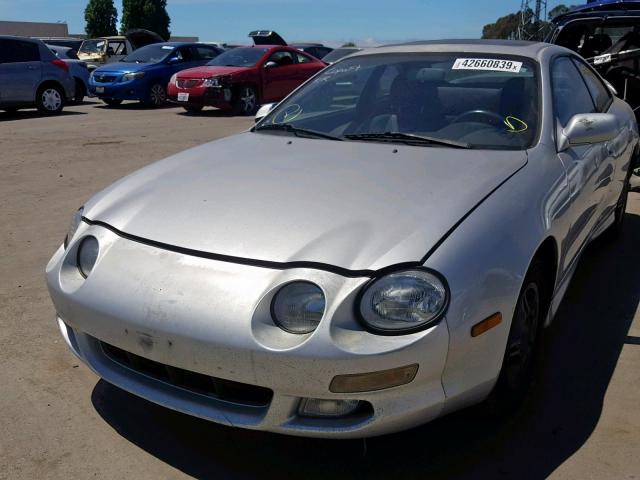 JT2DB02T9V0068252 - 1997 TOYOTA CELICA ST SILVER photo 2