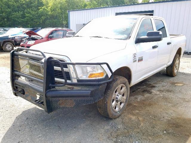 3D7TT2CT3BG512278 - 2011 DODGE RAM 2500 WHITE photo 2