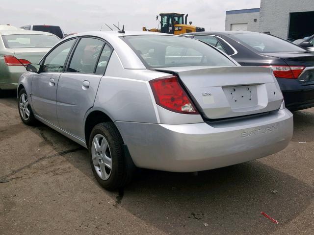 1G8AJ55F17Z208710 - 2007 SATURN ION LEVEL SILVER photo 3