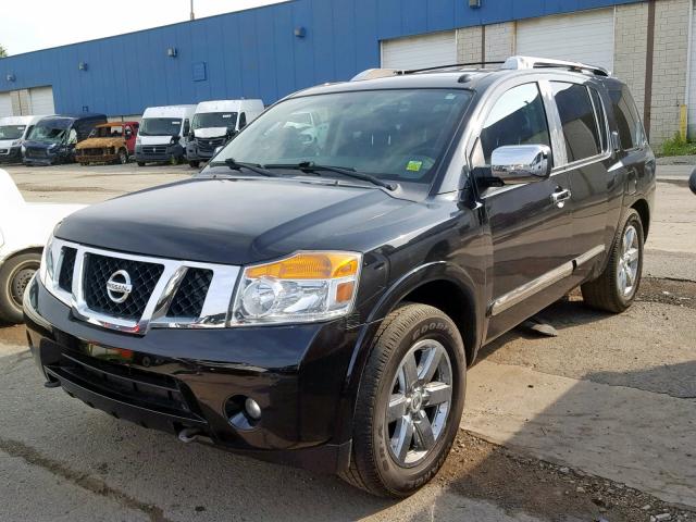 5N1AA0NC5CN615859 - 2012 NISSAN ARMADA SV BLACK photo 2