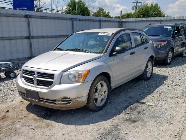 1B3HB28C88D761193 - 2008 DODGE CALIBER GRAY photo 2