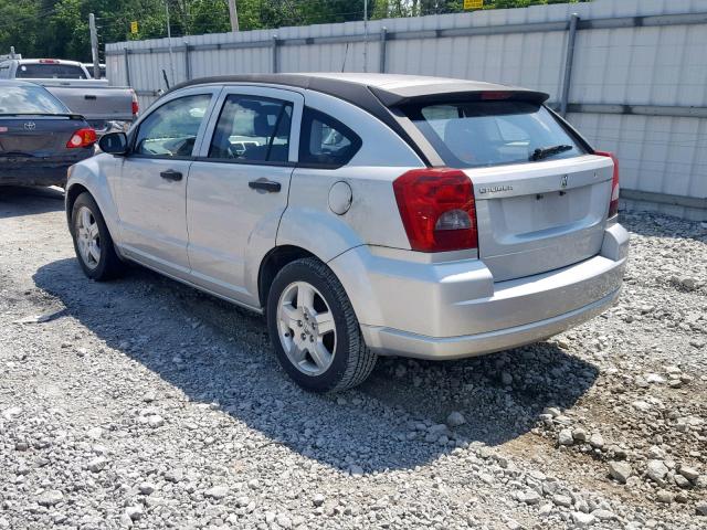 1B3HB28C88D761193 - 2008 DODGE CALIBER GRAY photo 3