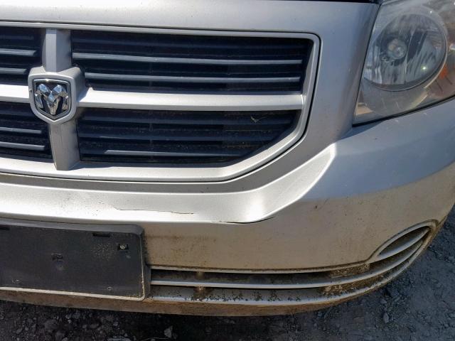 1B3HB28C88D761193 - 2008 DODGE CALIBER GRAY photo 9