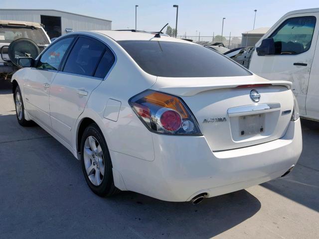 1N4CL21E78C134207 - 2008 NISSAN ALTIMA HYB WHITE photo 3