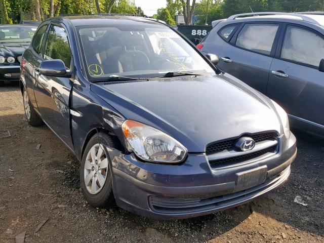 KMHCM3AC1AU152757 - 2010 HYUNDAI ACCENT BLU GRAY photo 1