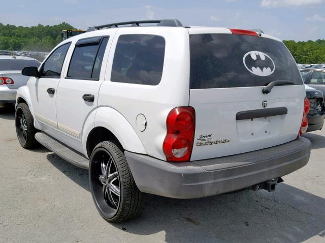 1D4HB38N84F235878 - 2004 DODGE DURANGO ST WHITE photo 3