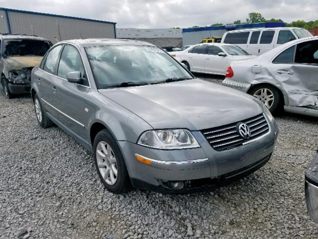 WVWPH63B81P295641 - 2001 VOLKSWAGEN PASSAT GLS GRAY photo 1