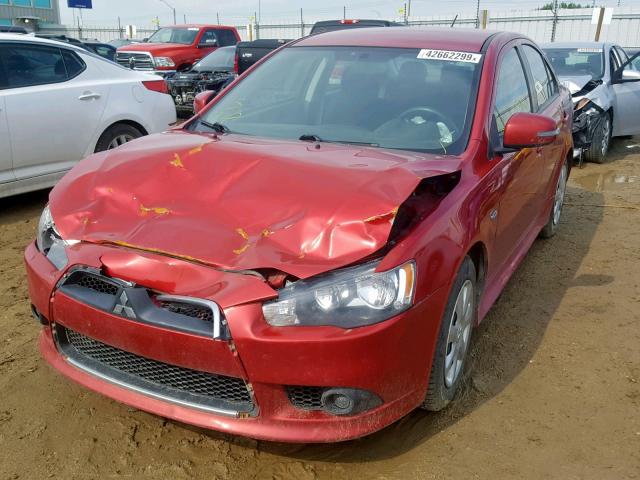 JA32U2FU9FU601247 - 2015 MITSUBISHI LANCER ES  photo 2