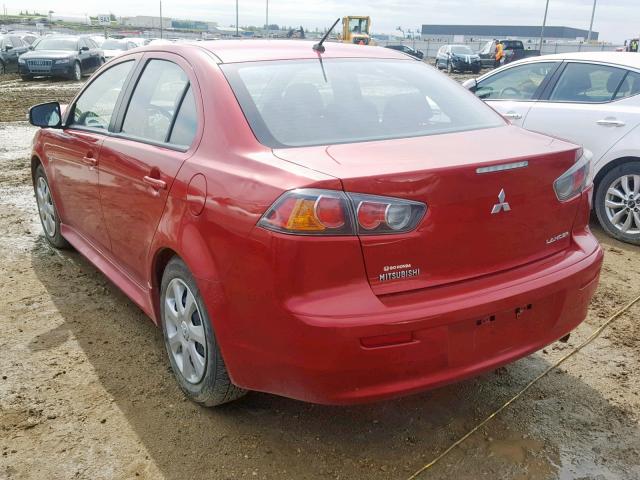 JA32U2FU9FU601247 - 2015 MITSUBISHI LANCER ES  photo 3