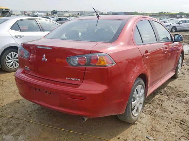 JA32U2FU9FU601247 - 2015 MITSUBISHI LANCER ES  photo 4