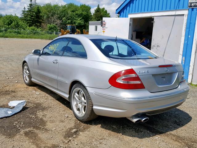 WDBTJ76H73F050071 - 2003 MERCEDES-BENZ CLK 55 AMG SILVER photo 3