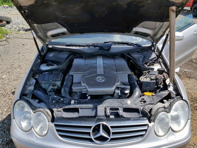 WDBTJ76H73F050071 - 2003 MERCEDES-BENZ CLK 55 AMG SILVER photo 7