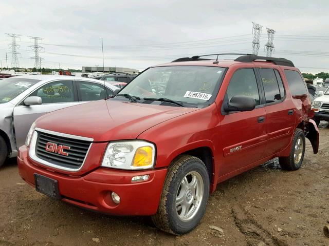 1GKET16S756144505 - 2005 GMC ENVOY XL RED photo 2