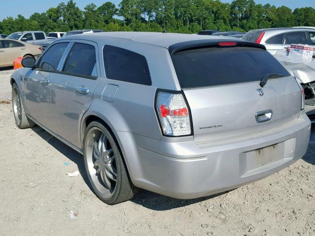 2D4FV47T28H226232 - 2008 DODGE MAGNUM SILVER photo 3