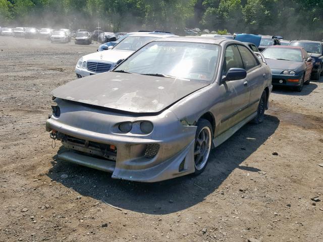 JH4DB7642TS007361 - 1996 ACURA INTEGRA RS GRAY photo 2