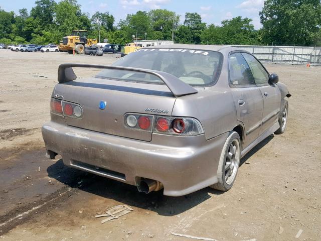 JH4DB7642TS007361 - 1996 ACURA INTEGRA RS GRAY photo 4