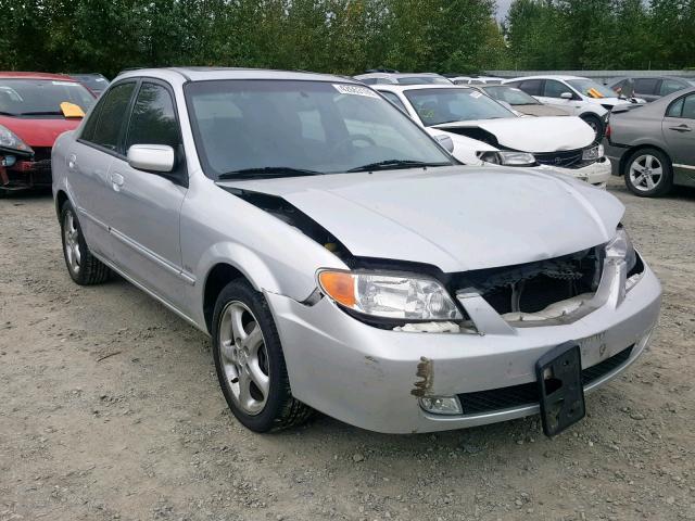 JM1BJ225120528840 - 2002 MAZDA PROTEGE DX SILVER photo 1