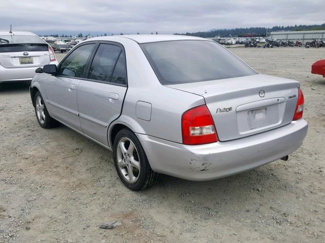 JM1BJ225120528840 - 2002 MAZDA PROTEGE DX SILVER photo 3