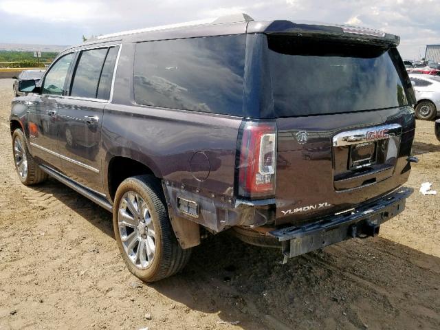 1GKS2JKJ6FR130484 - 2015 GMC YUKON XL D PURPLE photo 3