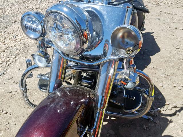 1HD1BWB146Y025581 - 2006 HARLEY-DAVIDSON FLSTCI PURPLE photo 9