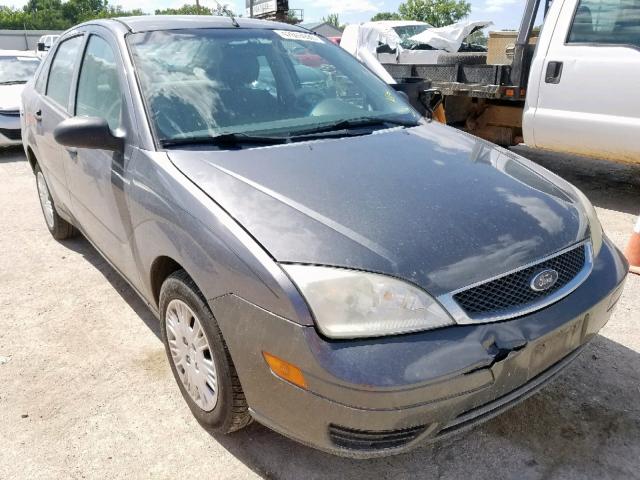 1FAHP34N37W256104 - 2007 FORD FOCUS ZX4 GRAY photo 1